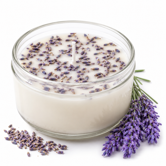 Dried lavender flowers