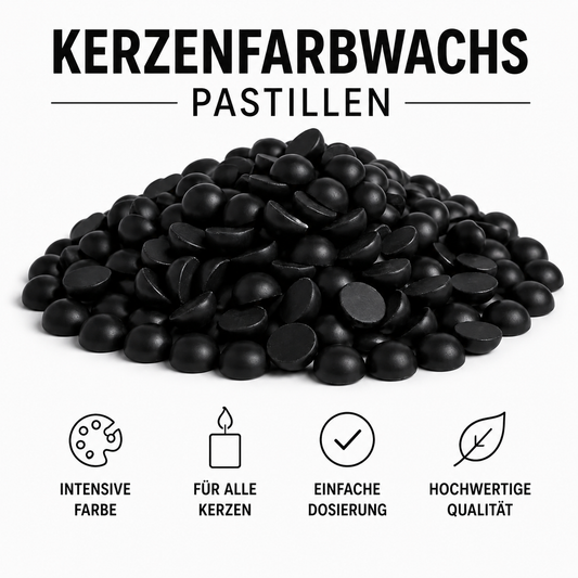 Wachsfarbe hochkonzentriert | Schwarz