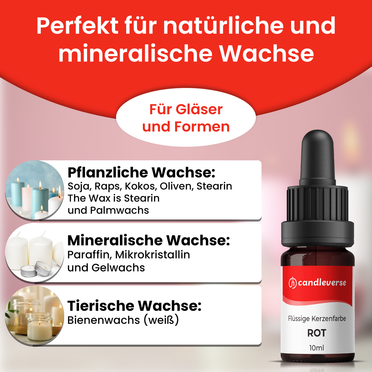 Flüssige Kerzenfarbe | Set