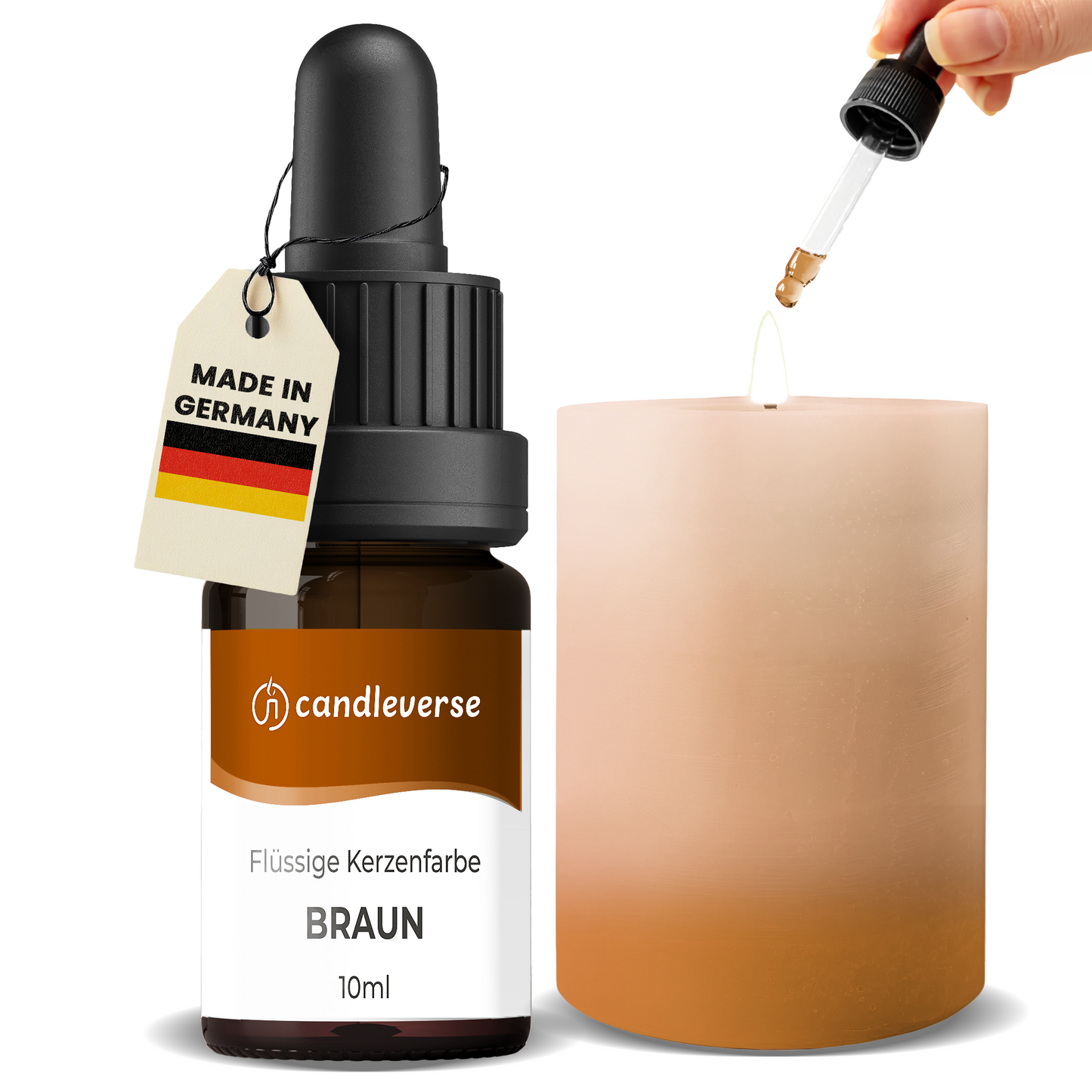 Flüssige Kerzenfarbe | Braun