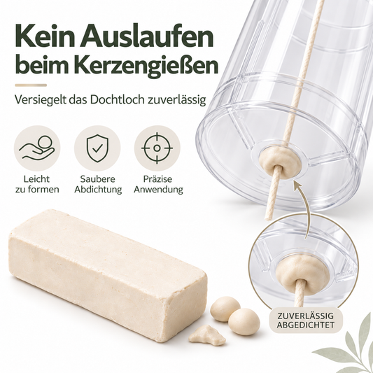 Dichtmasse für Kerzenformen