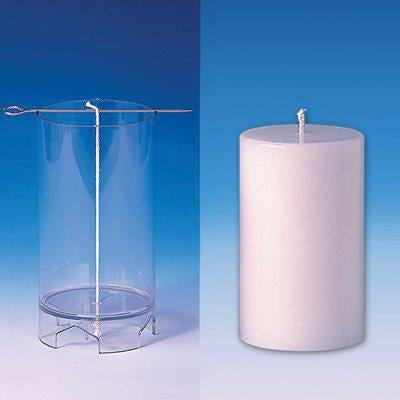 Cylinder candle mold