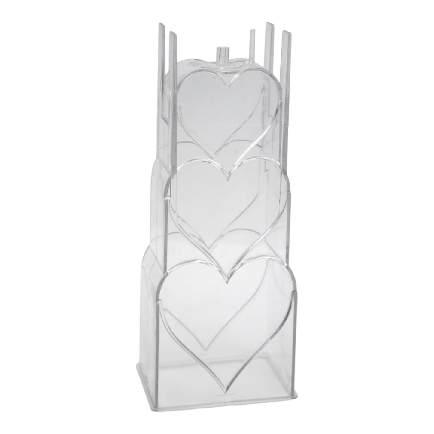 Candle mold heart motif