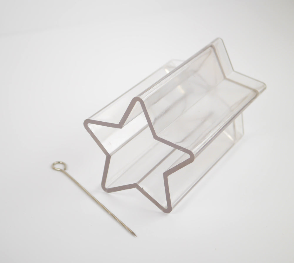 Star candle mold 75 x 110 mm