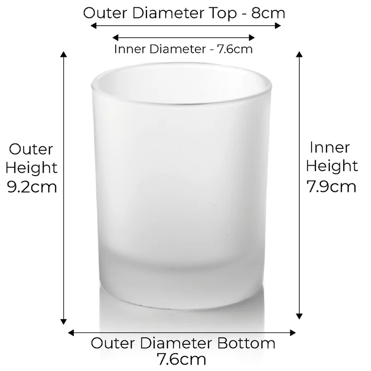 Kerzenglas | Mattiert