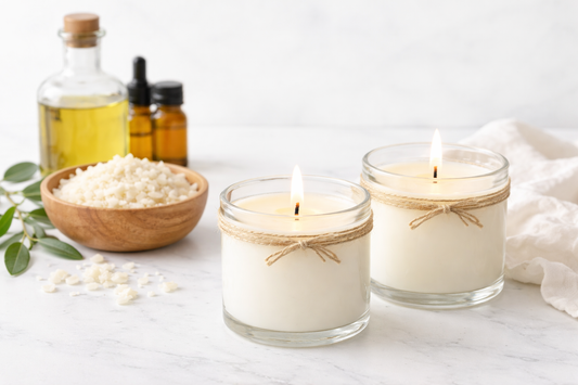 Wie man duftende Olivenwachskerzen selber macht