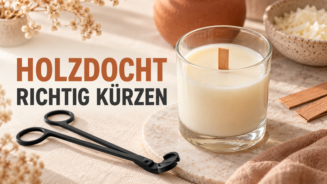 Holzdocht richtig kürzen: So bereitest du ihn für deine Kerze vor