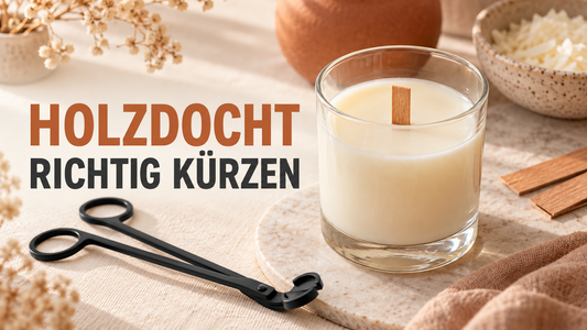 Holzdocht richtig kürzen: So bereitest du ihn für deine Kerze vor
