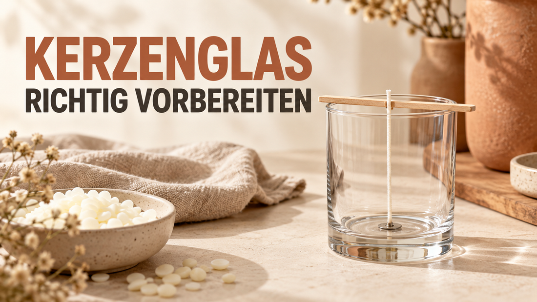 Kerzenglas richtig vorbereiten: Sauber, trocken und bereit zum Gießen