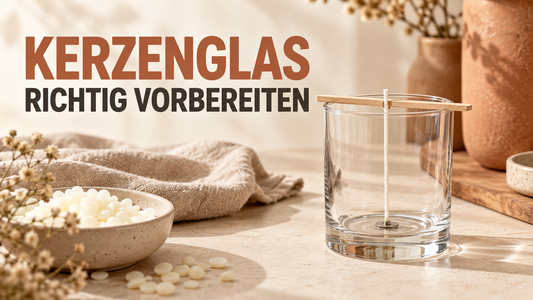 Kerzenglas richtig vorbereiten: Sauber, trocken und bereit zum Gießen