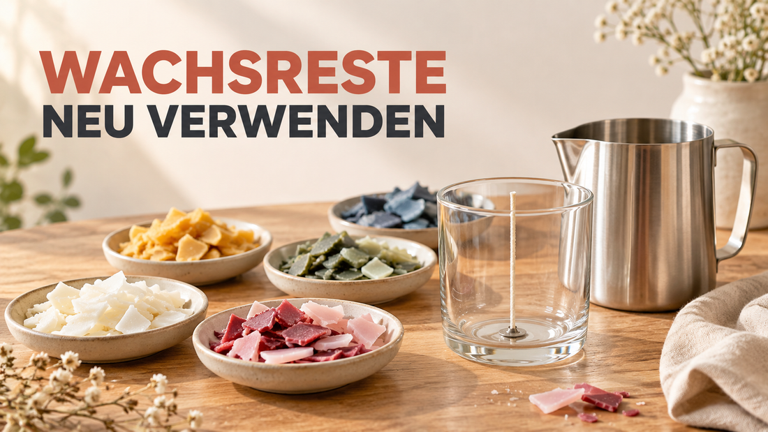 Kerzenreste wiederverwenden: Wachsreste sinnvoll einschmelzen