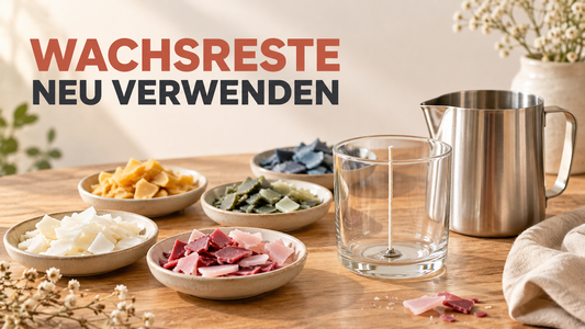 Kerzenreste wiederverwenden: Wachsreste sinnvoll einschmelzen