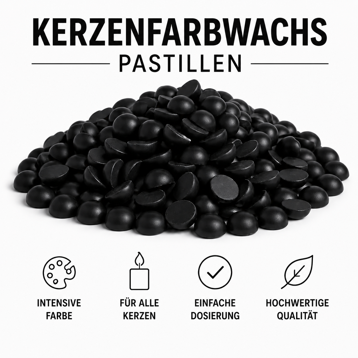 Wachsfarbe hochkonzentriert | Schwarz