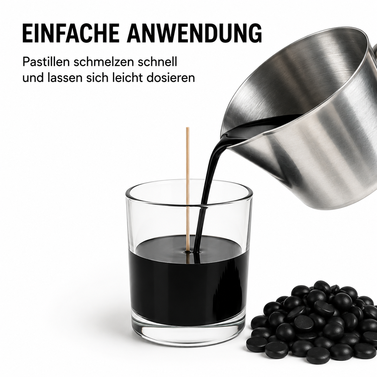 Wachsfarbe hochkonzentriert | Schwarz