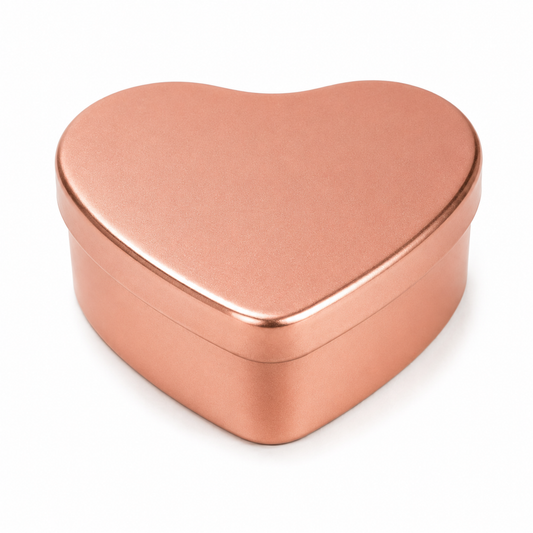 Kerzendose Herz | Rosegold