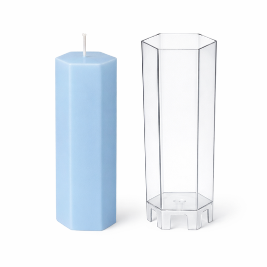 Kerzengießform Sechseck