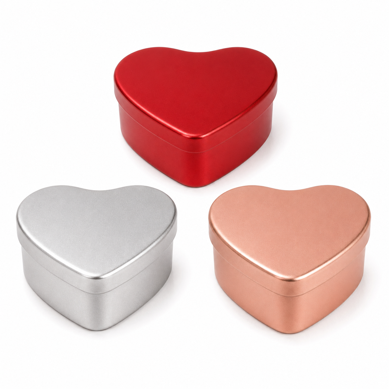 Candle box heart | Red