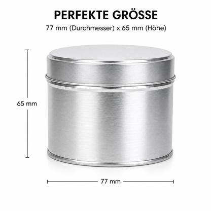 Kerzendose | Silber