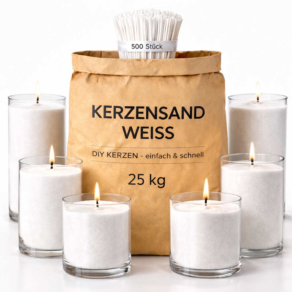 Candle sand - white