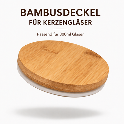 Bamboo lid for 300ml glass jars