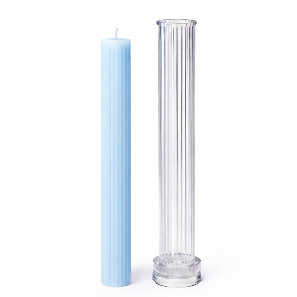 Candle mold grooved stick candles 25x255 mm 
