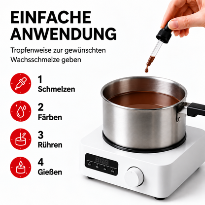 Flüssige Kerzenfarbe | Braun