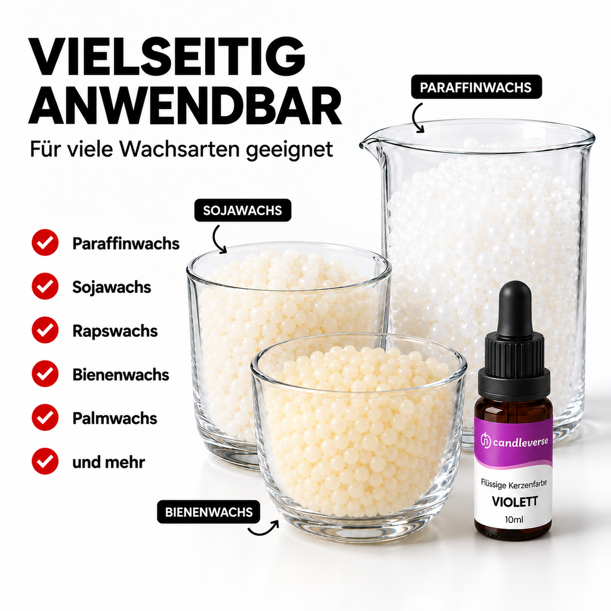 Flüssige Kerzenfarbe | Violett