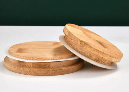 Bamboo lid for 300ml glass jars