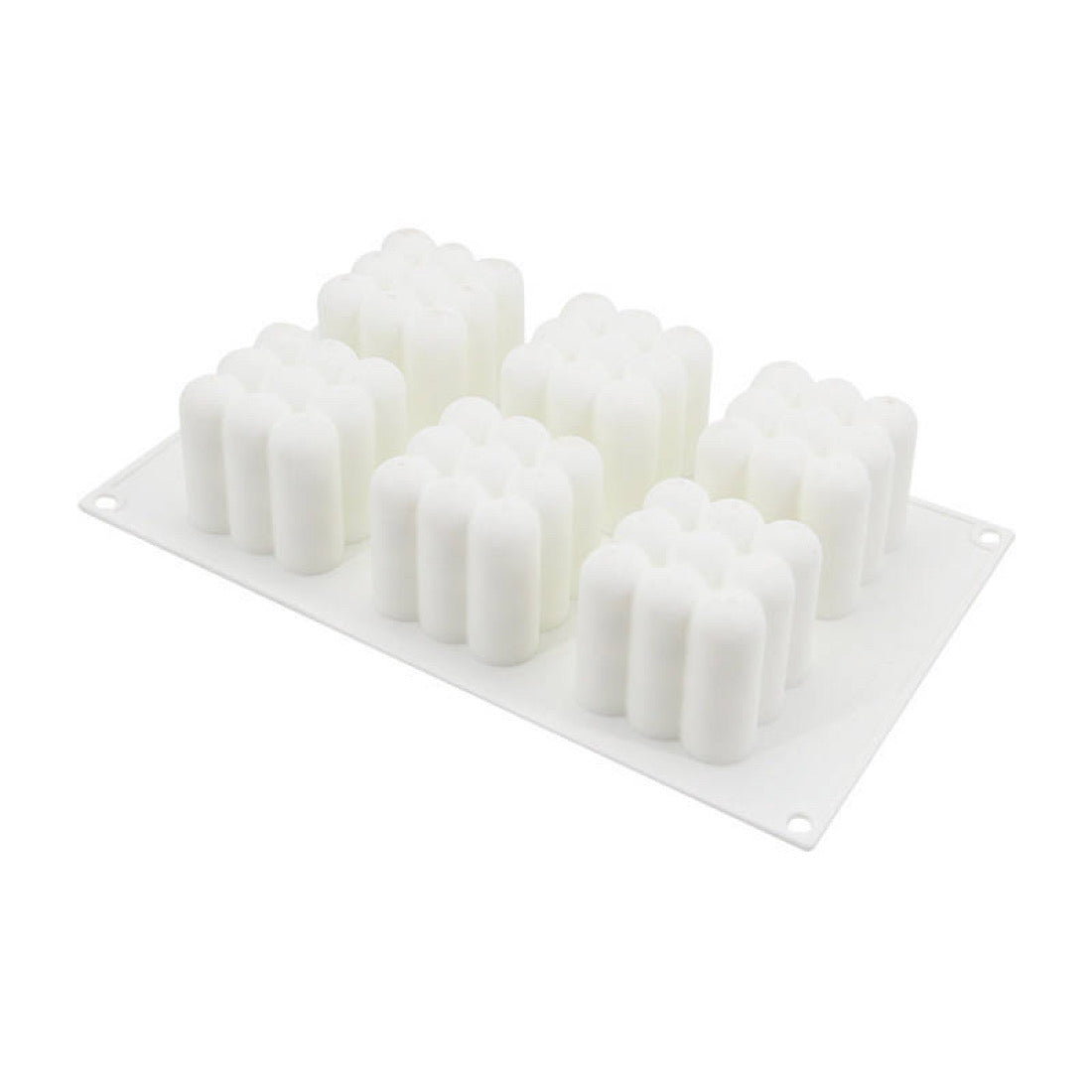 Silicone mold bubble candles