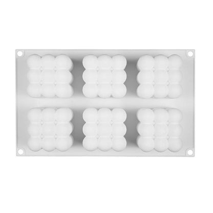 Silicone mold bubble candles