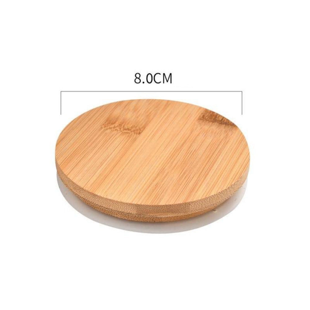 Bamboo lid for 300ml glass jars