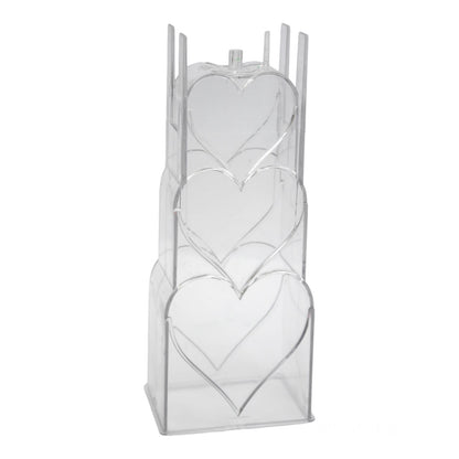 Candle mold heart motif 