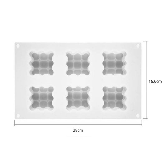 Silicone mold bubble candles